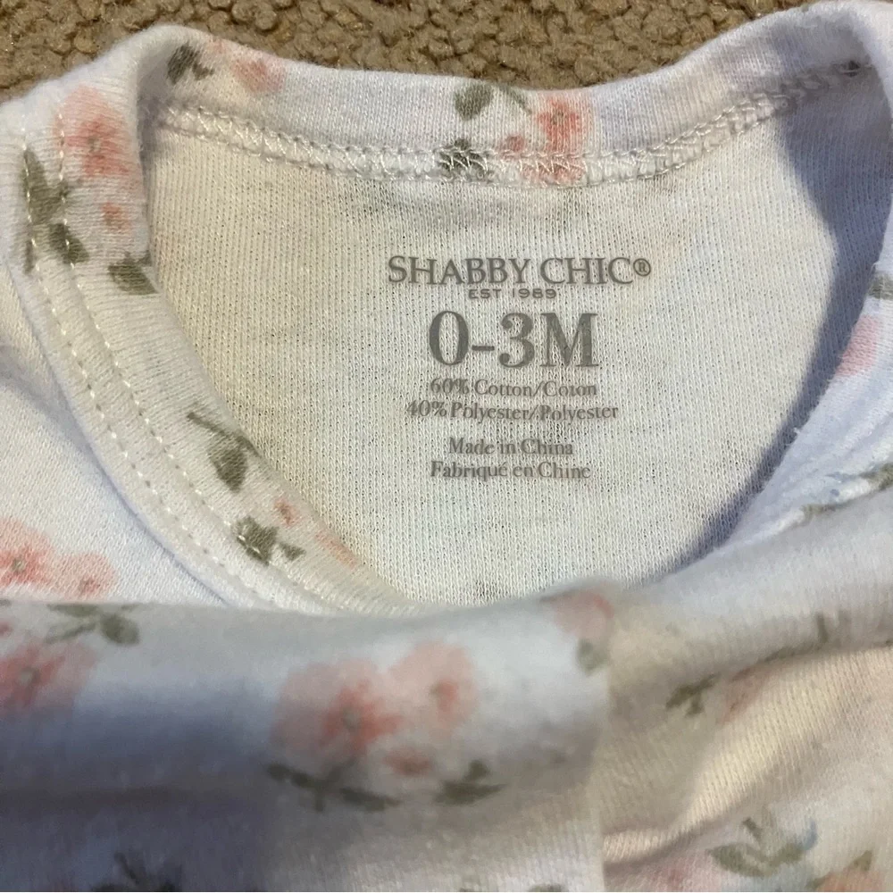 Vintage Baby‎ Girl (2) One Piece Outfits Shabby Chic & Dr Benton Pink 0-3 Months